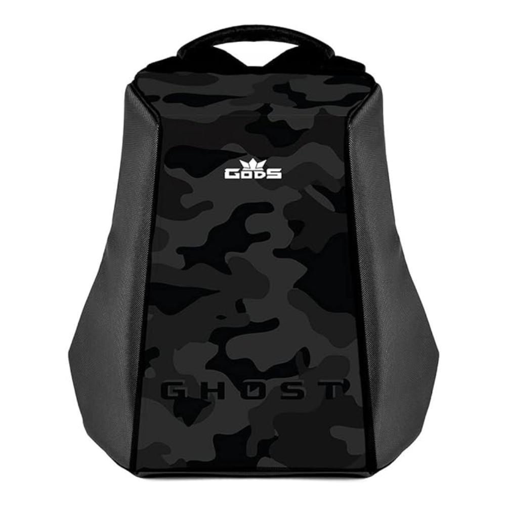 GODS Ghost Black Camo Anti Theft 15.6 inch Polyester Laptop Tech Backpack(25 Ltrs, Black)