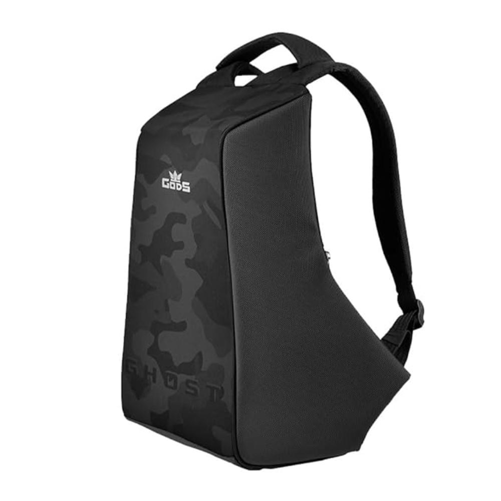 GODS Ghost Black Camo Anti Theft 15.6 inch Polyester Laptop Tech Backpack(25 Ltrs, Black)