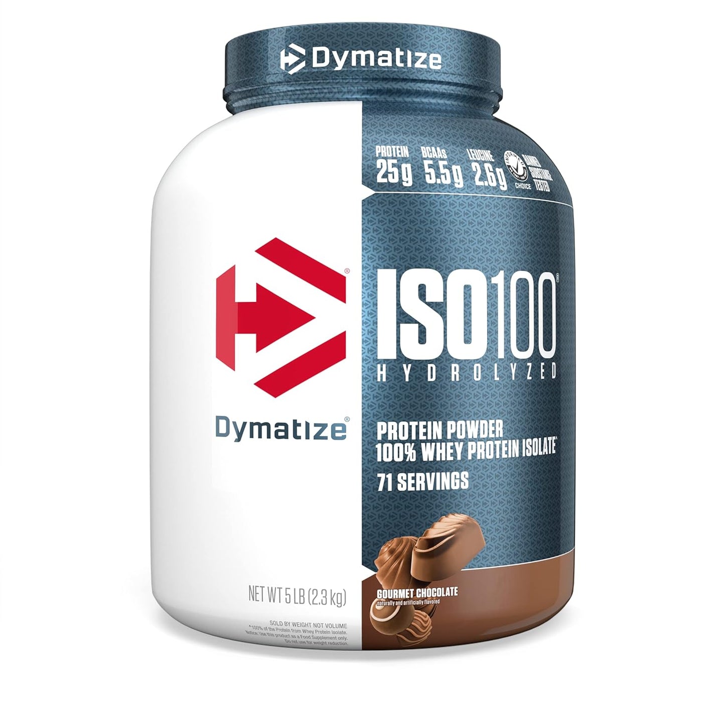 Dymatize Nutrition ISO 100 - 5 Lbs (Gourmet Chocolate)