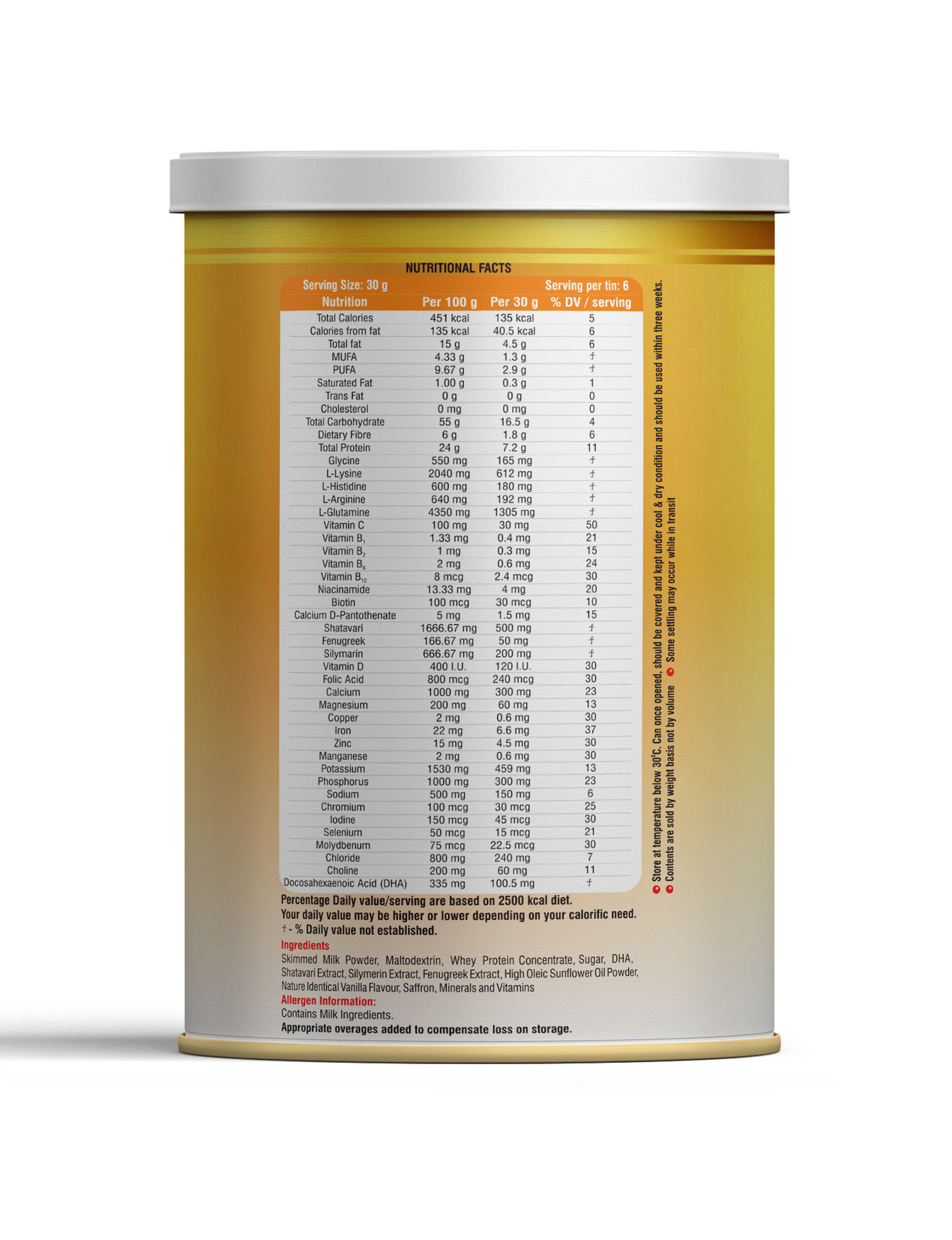 Natocare-Lactation Supplement Powder For Breastfeeding Mothers-Shatavari & Fenugreek Extract To Increase Milk Supply,200G (Vanilla)- British Lifesciences