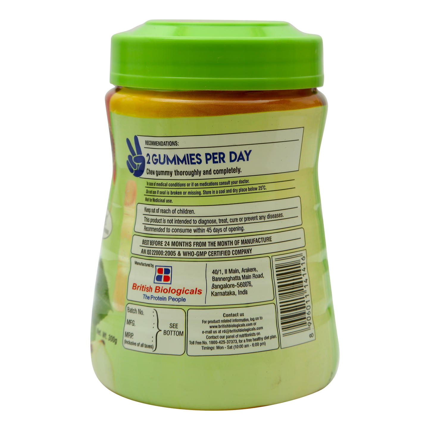 Sirus Vitamin D3-60 Gummies for Women & Men - Supports Immunity, Bones, Teeth, Brain and Nervous System - Gluten Free - Green Apple Flavor - British Biologicals