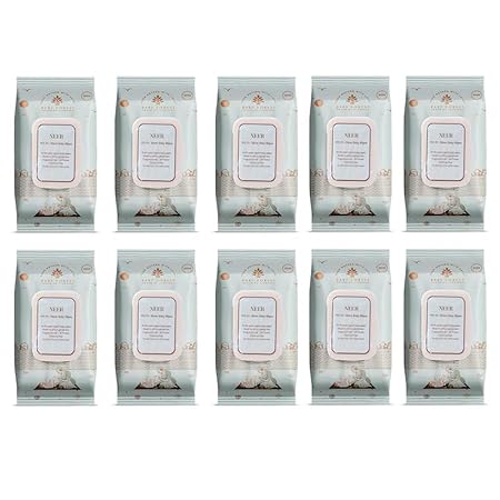 Baby Forest Neer 99.9% Water Baby Wipes- Pack of 10 | Ideal for 0 Plus Months | No Added Fragrance | Cruelty-Free | Plant-Based Formulations | Pack of 10 Wipes | Dermatologically Tested