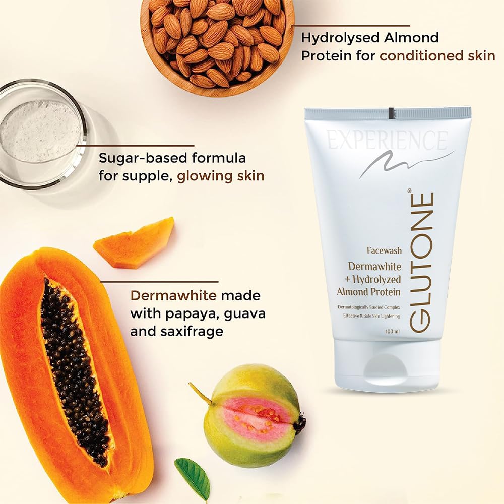 Glutone1000 & Glutone Facewash | skin brightening combo | Setria L-Glutathione & Dermawhite