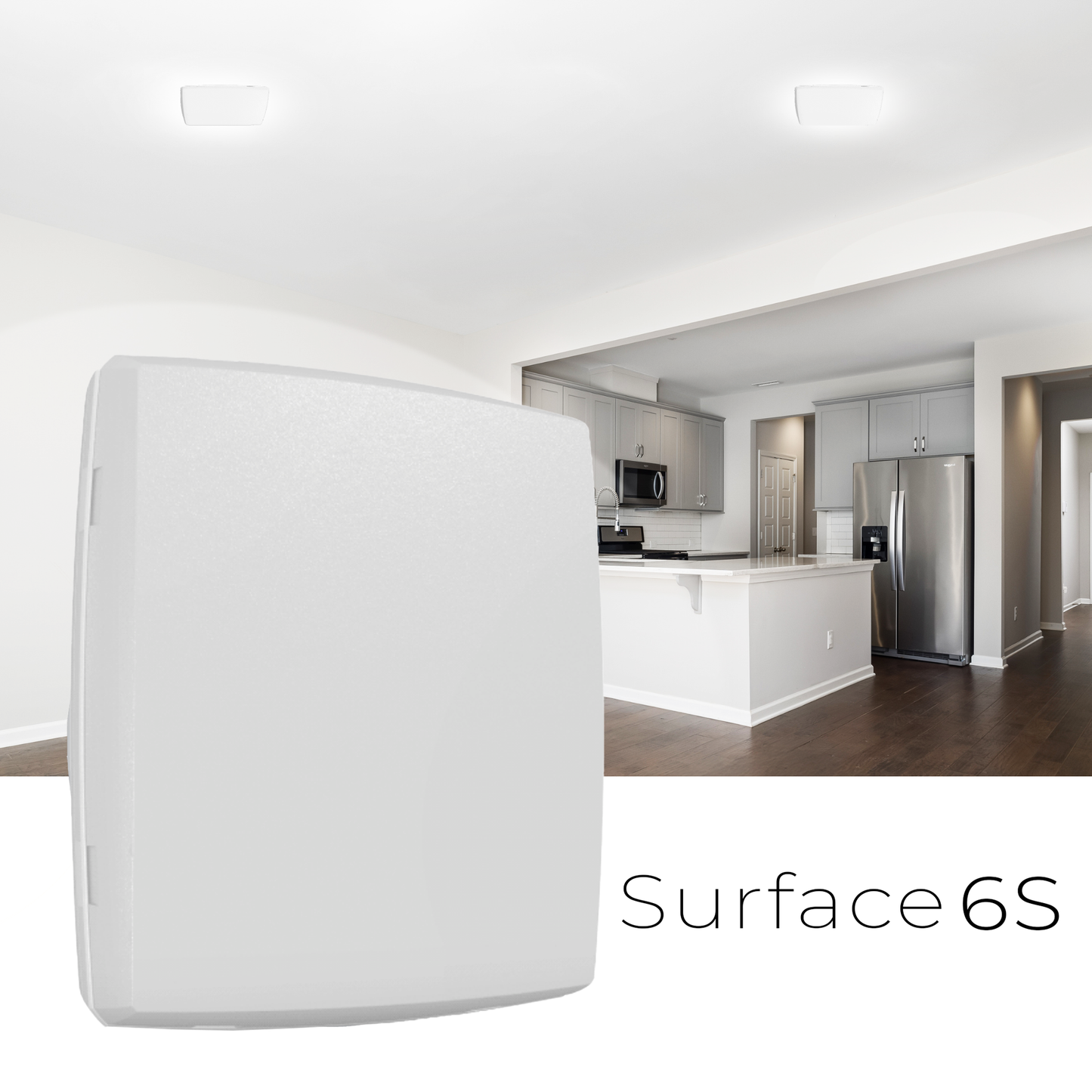 CORVI LED Surface 6S Square 15W | Dimmable, Driverless Ceiling Panel Light | Slim, Full Glow, No False Ceiling Required | White 5700K (Pack of 2)