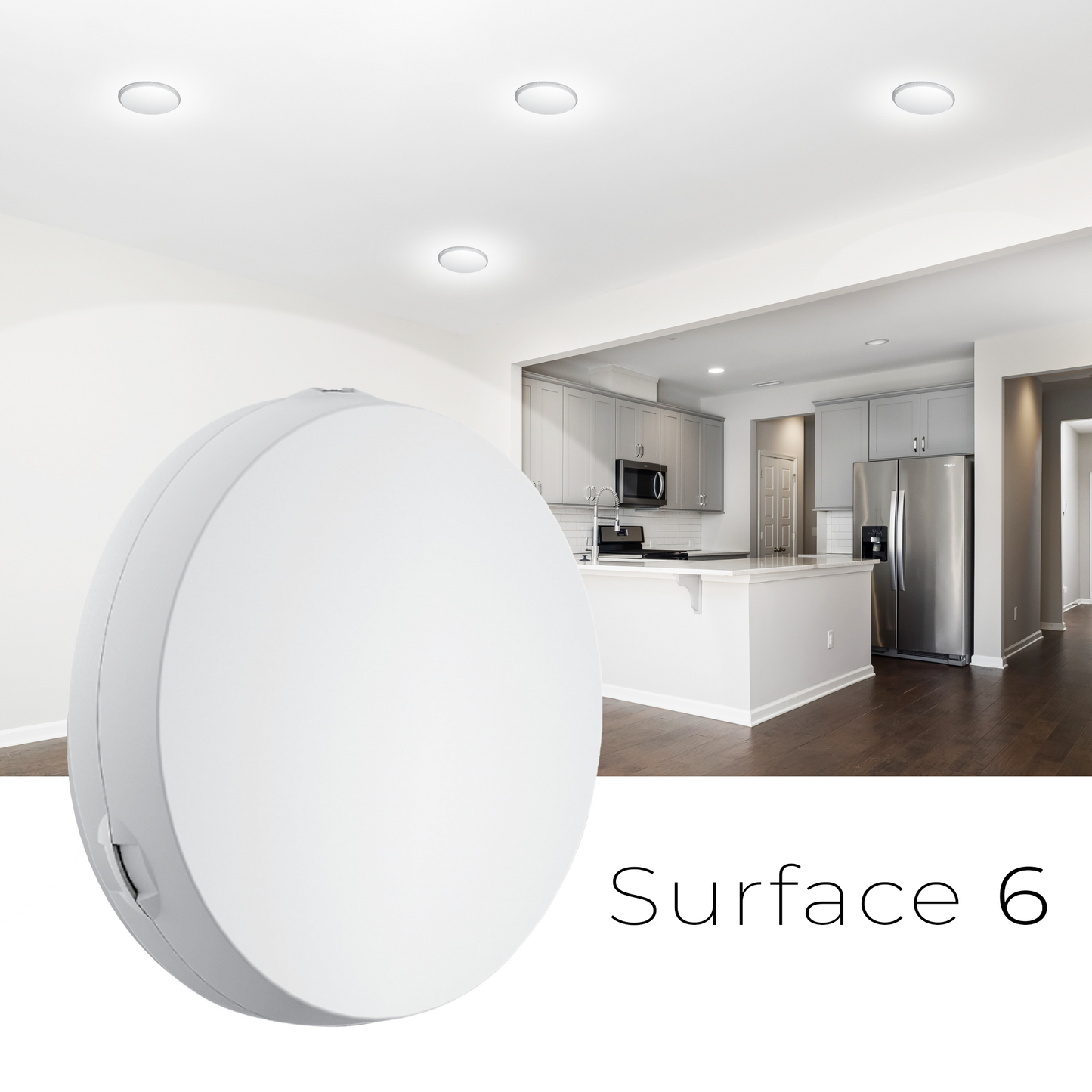 CORVI LED Surface 6 Round 15W | Dimmable & Driverless Ceiling Panel Light | Full Glow, No False Ceiling Required | Slim & Compact | Easy White 4000K (Pack of 2)