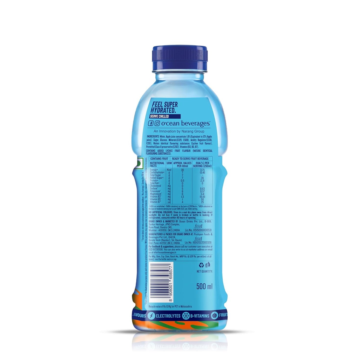 Ocean Fruit Drink Apple 500 ML (Lychee)