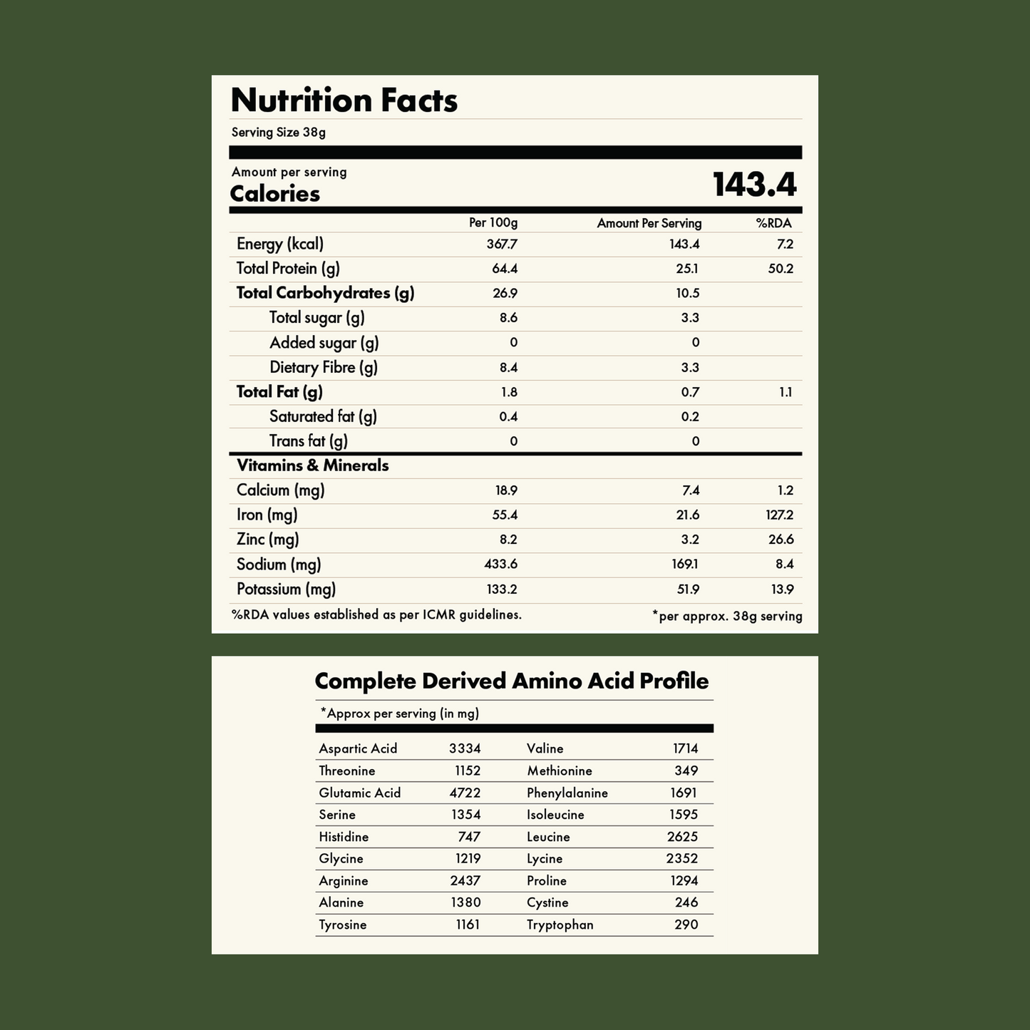 Cosmix No-Nonsense Plant Protein Pro | 26g Protein/Serve | Kerala Vanilla Bean | Yeast Powered Plant-Based Protein | PDCAAS of 1 | Light On Gut, Superior Muscle Recovery - 1kg