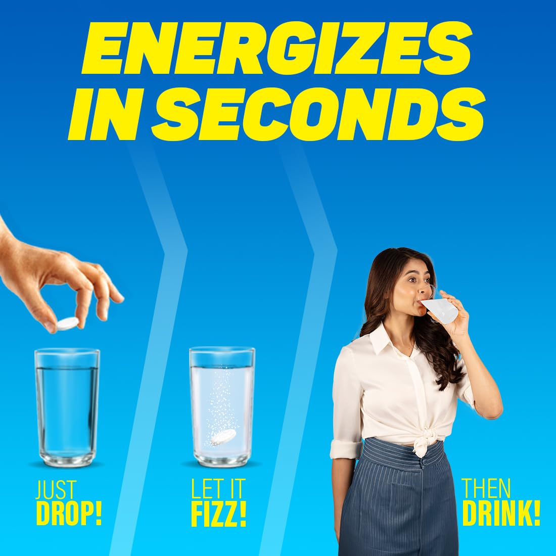 FAST&UP Reload (5 Litres) Low Sugar Energy Drink For Instant Hydration- With All 5 Essential Electrolytes + Added Vitamins -Certified Electrolytes Drink- Mojito Flavour (Pack Of 1) - Tablet