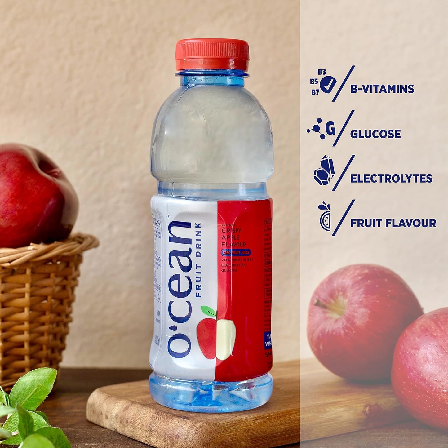 Ocean Fruit Drink Apple 500 ML (Crispy Apple)
