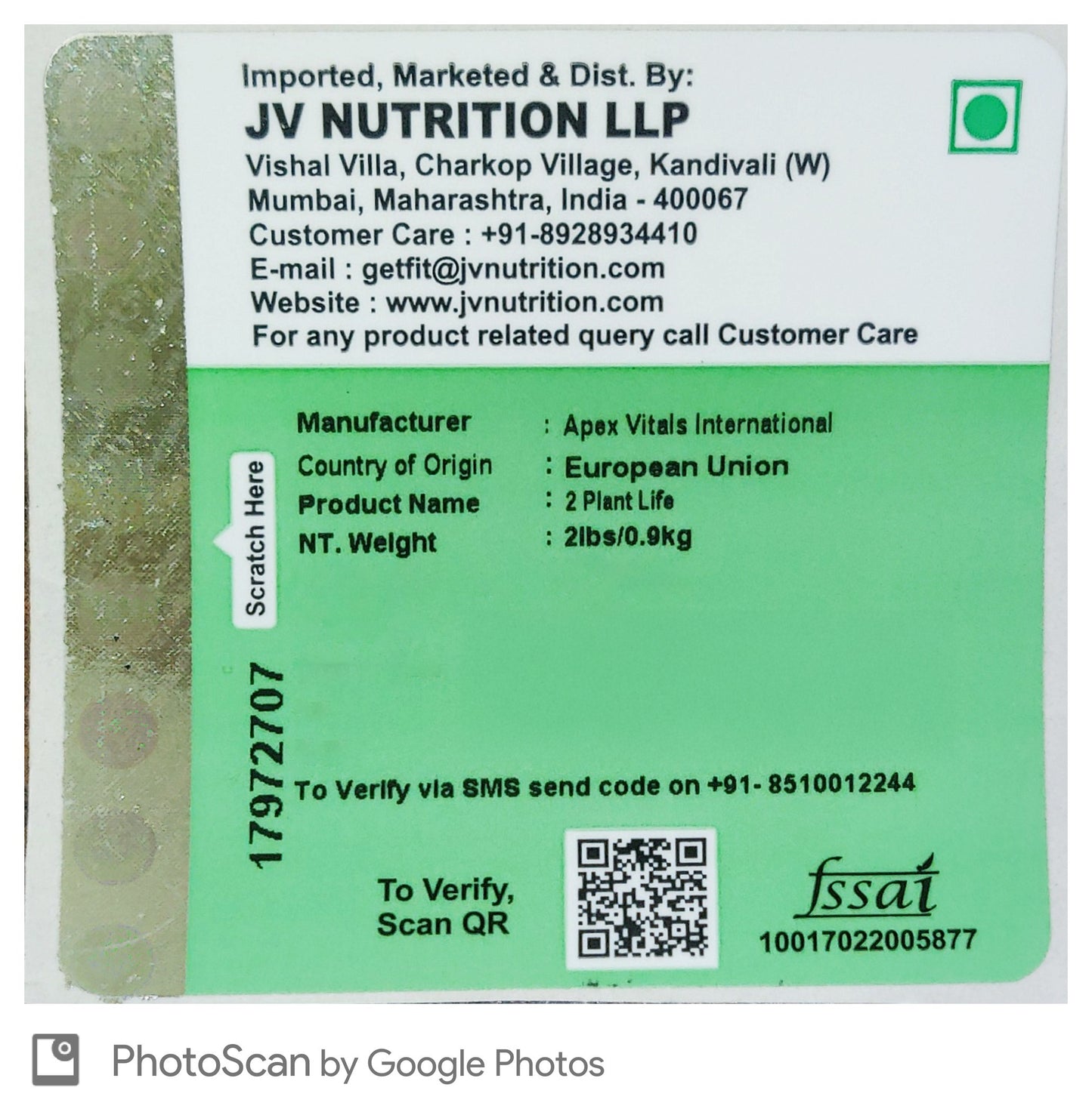 Apex Vitals 2 Plant Life| Plant Protein Powder for Men & Women| Organic Pea & Brown Rice Isolate| 27g protein + 2000mg BCCA| Made in EU| FDA, EFSA & FSSAI Approved| Super Chocolate- 2 lbs.