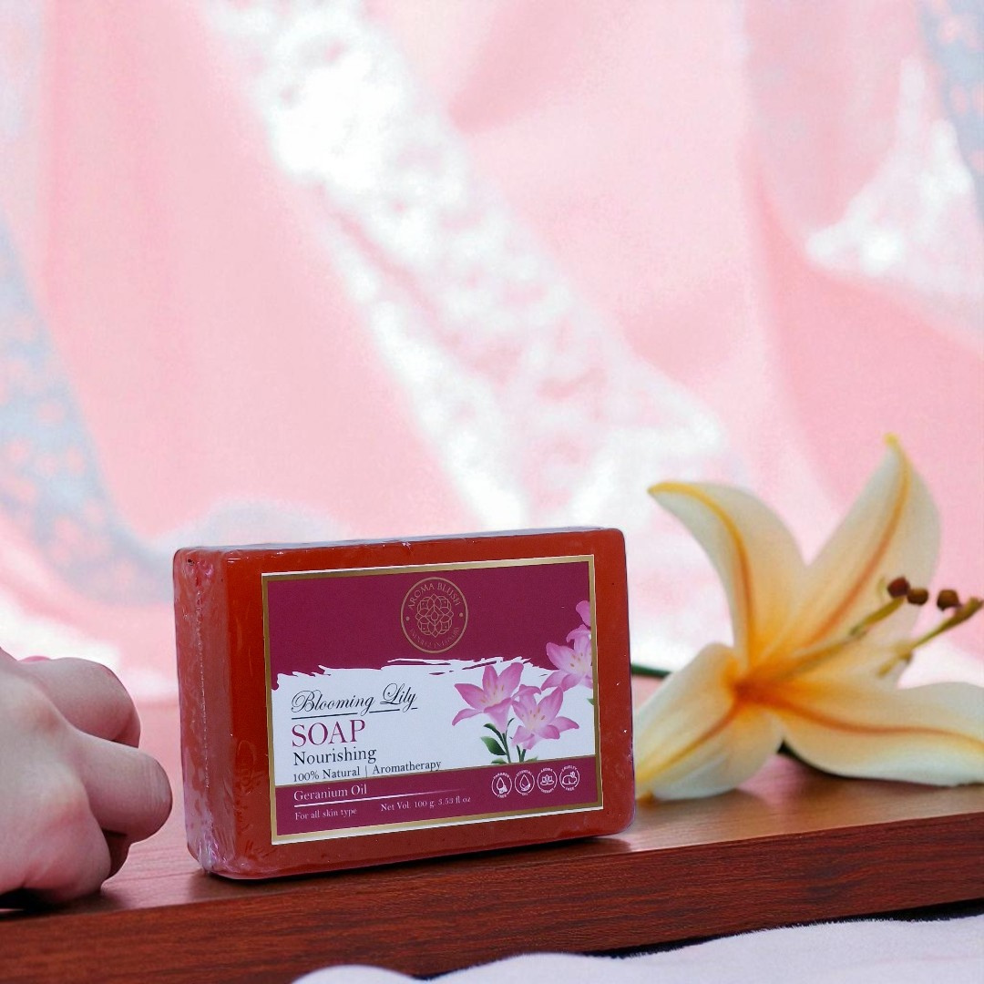 AROMA BLUSH Blooming Lily soap 100G