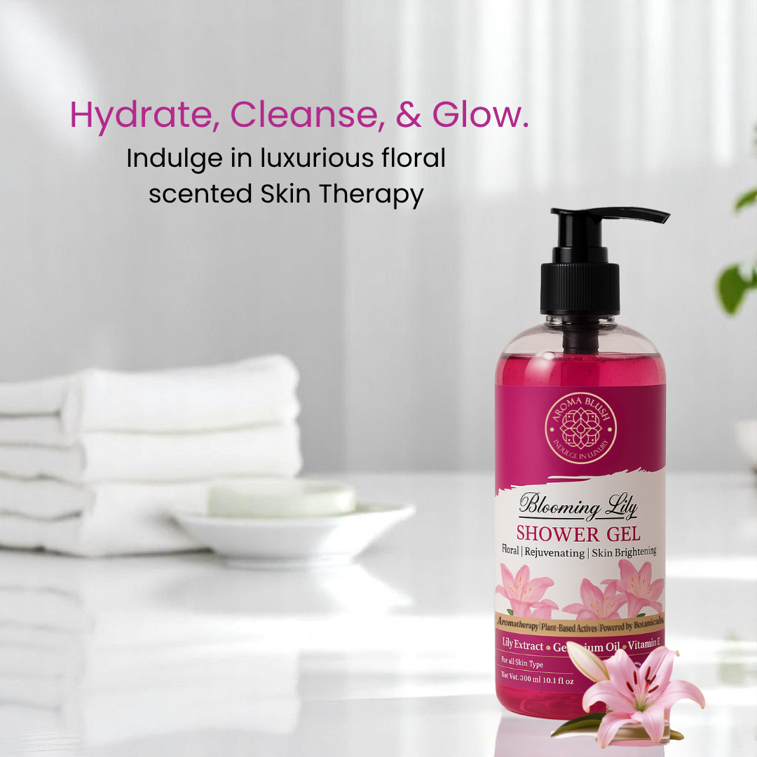AROMA BLUSH Blooming Lily shower gel 300ML