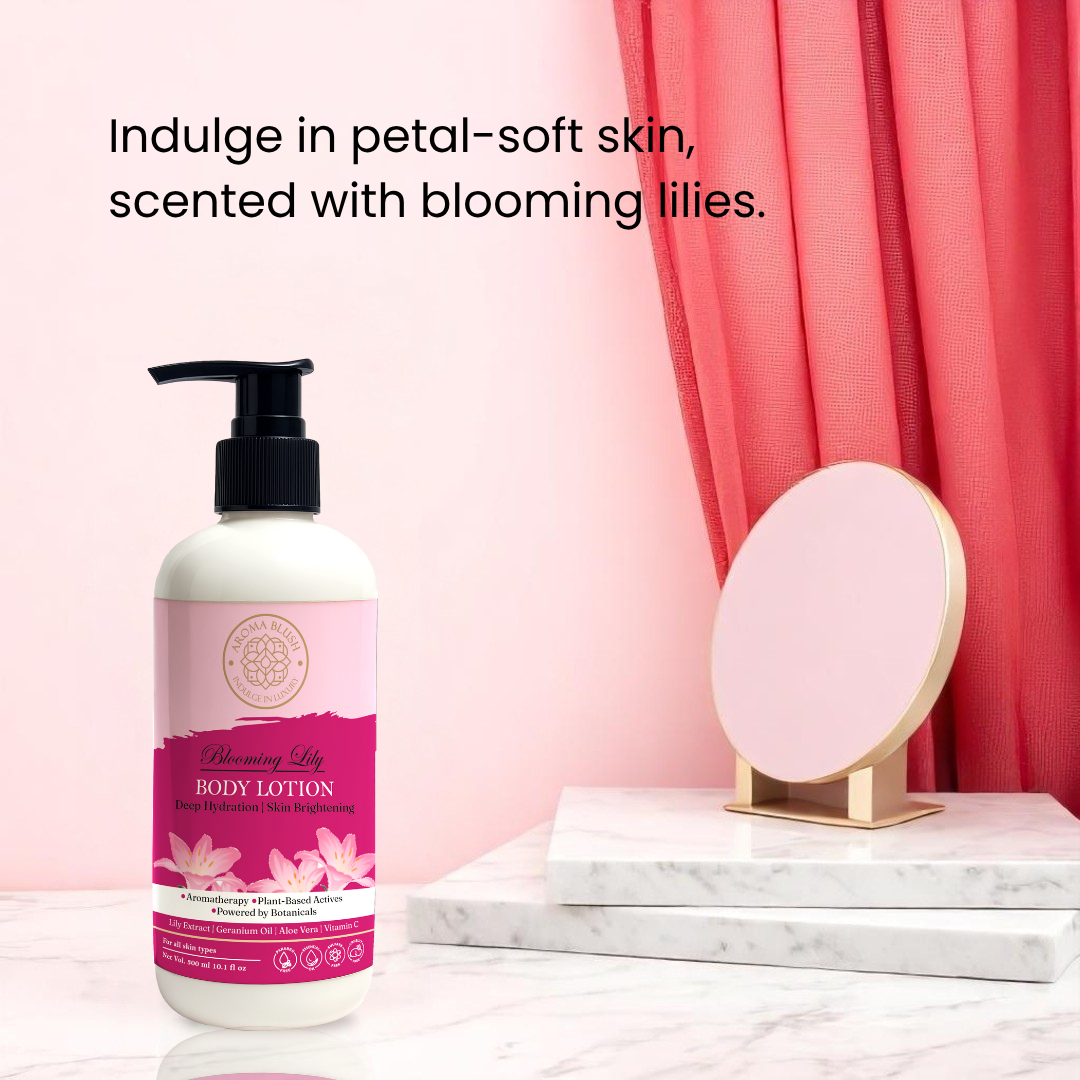 AROMA BLUSH Blooming Lily body lotion 300ML