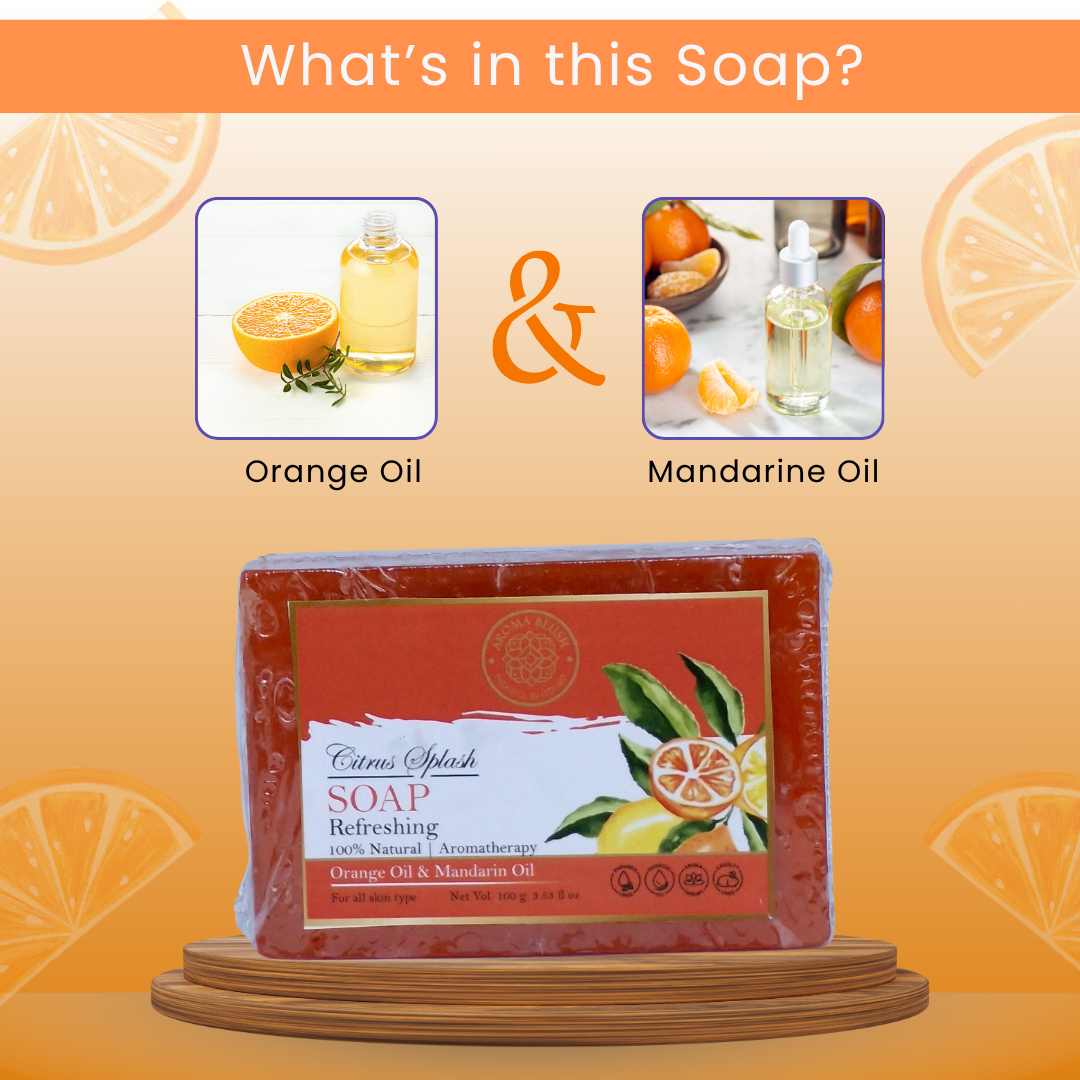 AROMA BLUSH Citrus Spash soap 100 G