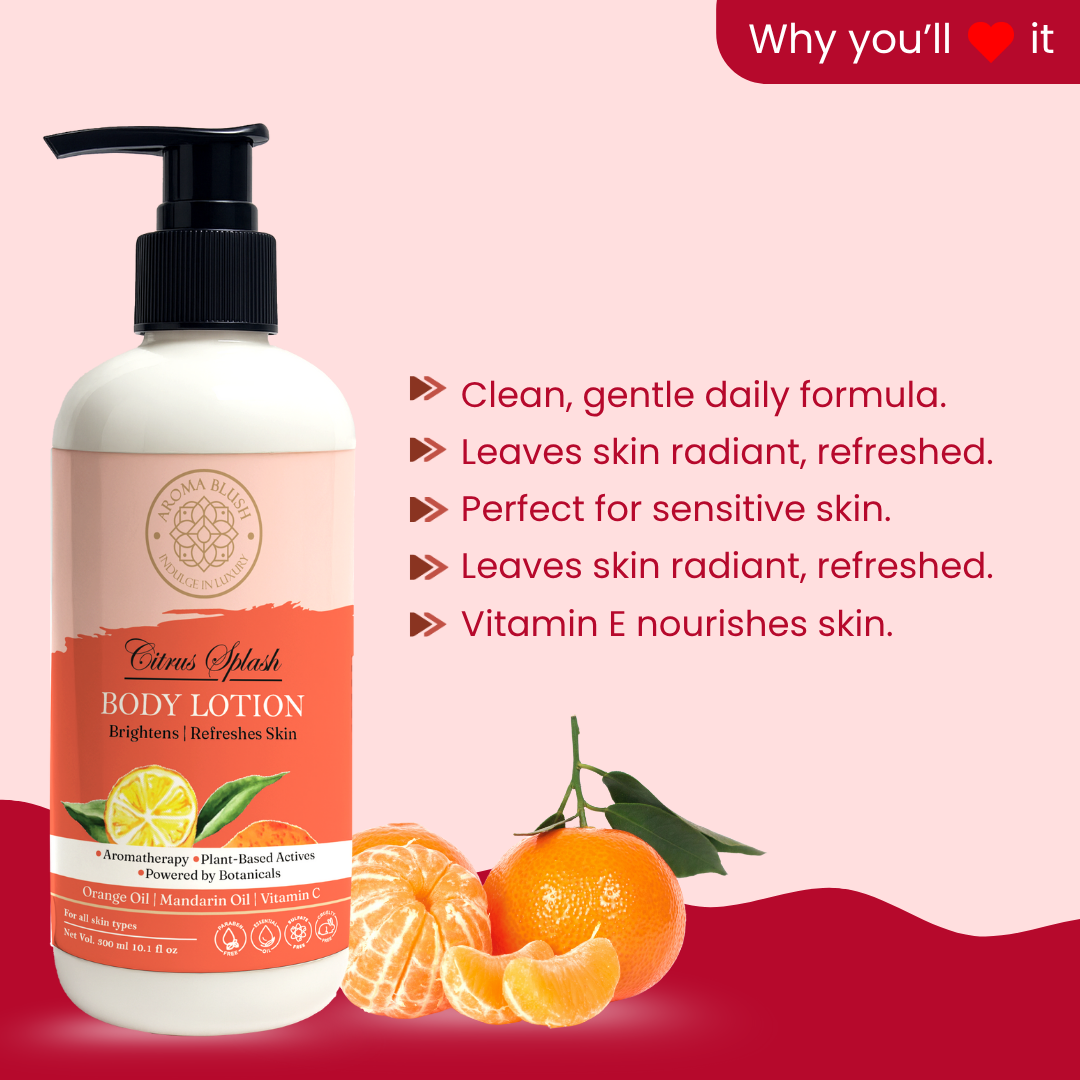 AROMA BLUSH Citrus Spash body lotion 300ML