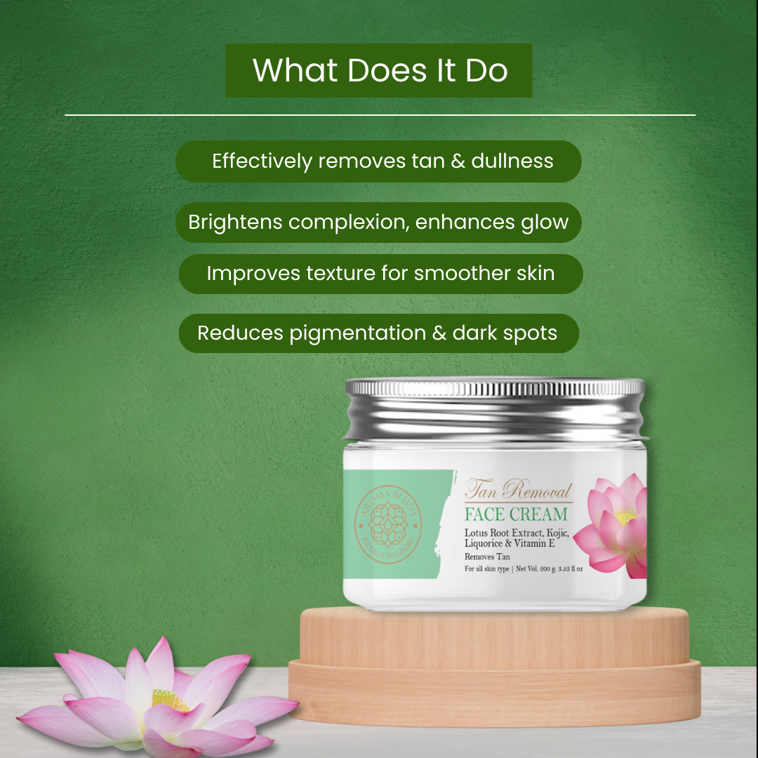 AROMA BLUSH TAN REMOVAL FACECREAM 200GMS