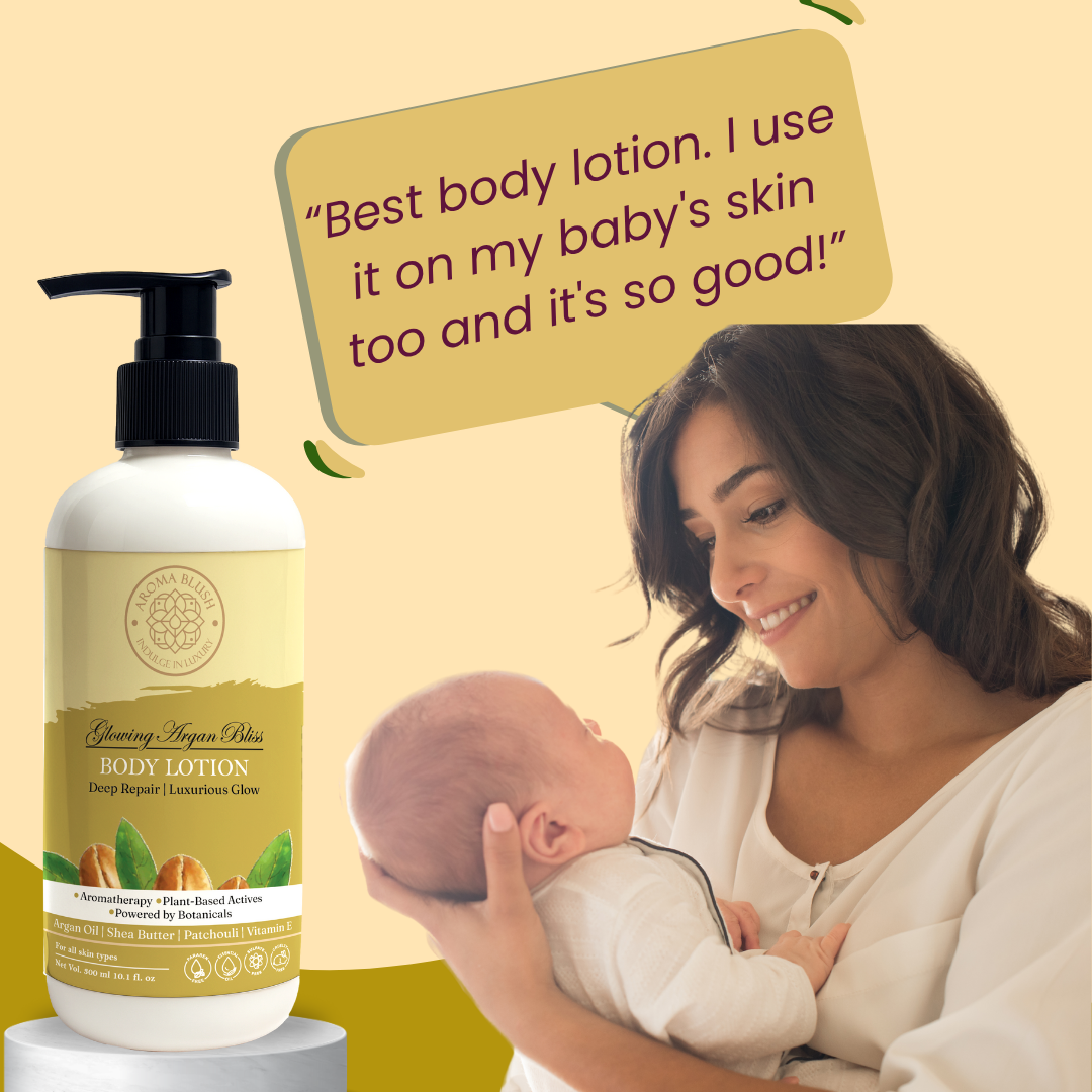 AROMA BLUSH Glowing Argan Bliss body lotion 300ML