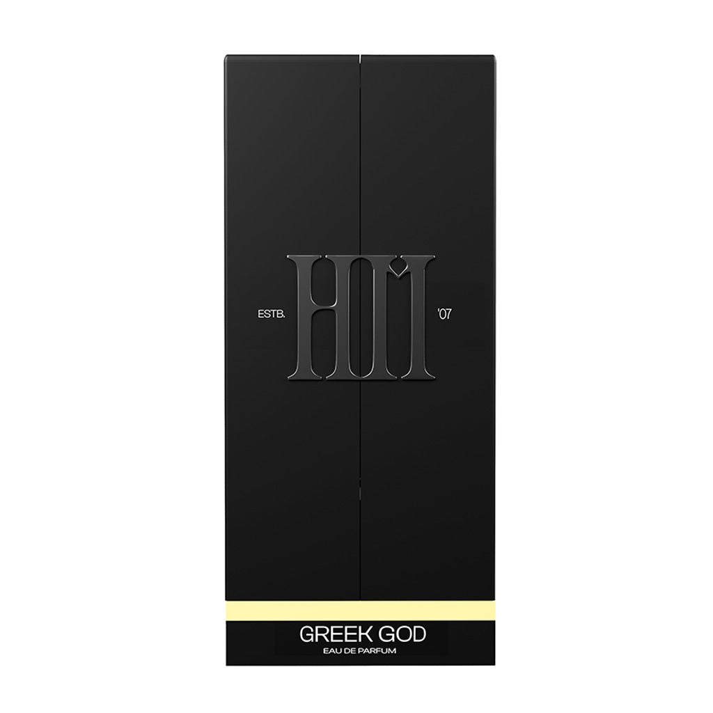 House of Moksha Greek God Eau De Parfum for Men - 70ml Perfume with Cinnamon, Saffron, Green Apple and Rich Tobacco Base for a Powerful Spicy-Woody Signature Scent