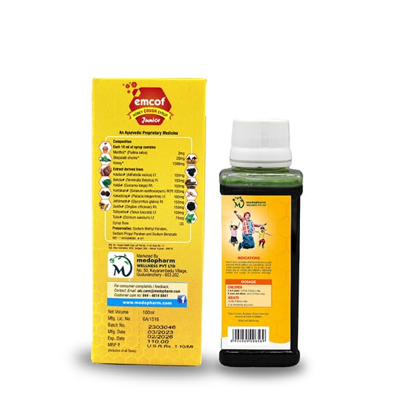 Medopharm Wellness Emcof Junior syrup(Pack Of 4)