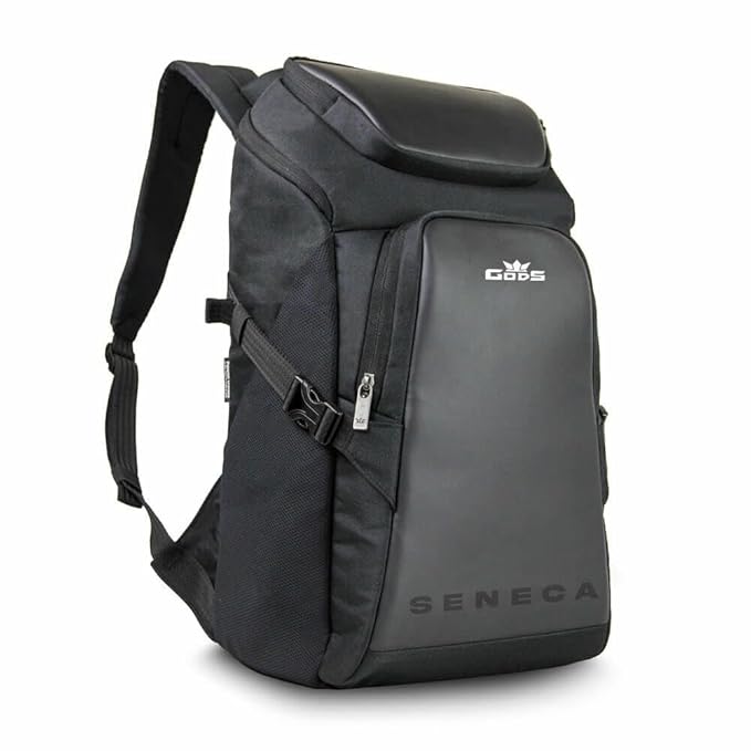 GODS Seneca 15.6 Inch Polyester Laptop Tech Backpack(28 Ltrs, Black)