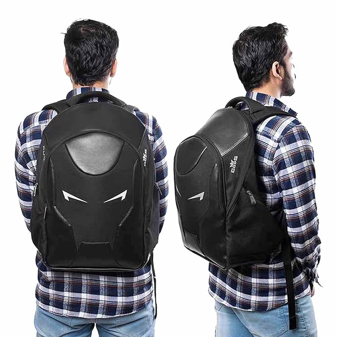 GODS Rudra 15.6 inch Polyester Travel Laptop Tech Backpack(25 Ltrs, Black)