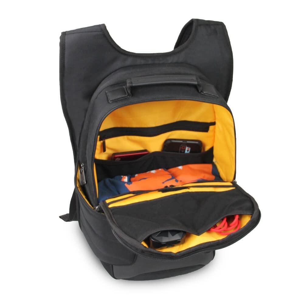GODS Raptr H2O Hydration Backpack with 15.6 Laptop Compartment(15 Ltrs, Black)