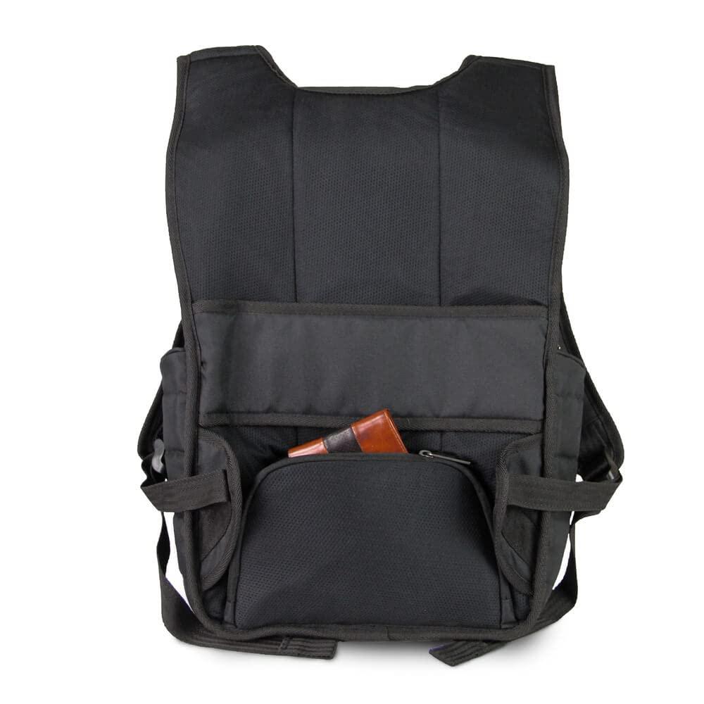GODS Raptr H2O Hydration Backpack with 15.6 Laptop Compartment(15 Ltrs, Black)