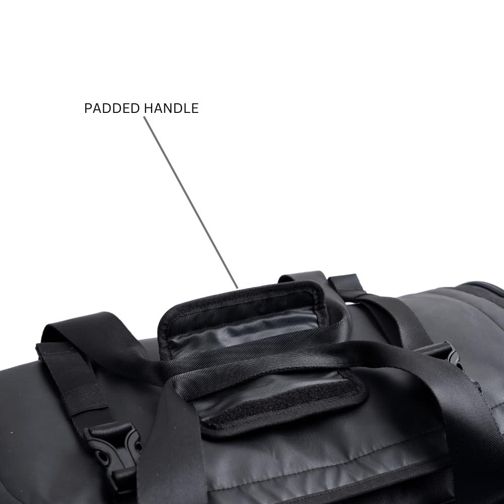 GODS Capo Travel and Gym Duffel Bag with Dedicated Shoe Compartment(40 Ltrs, Black)