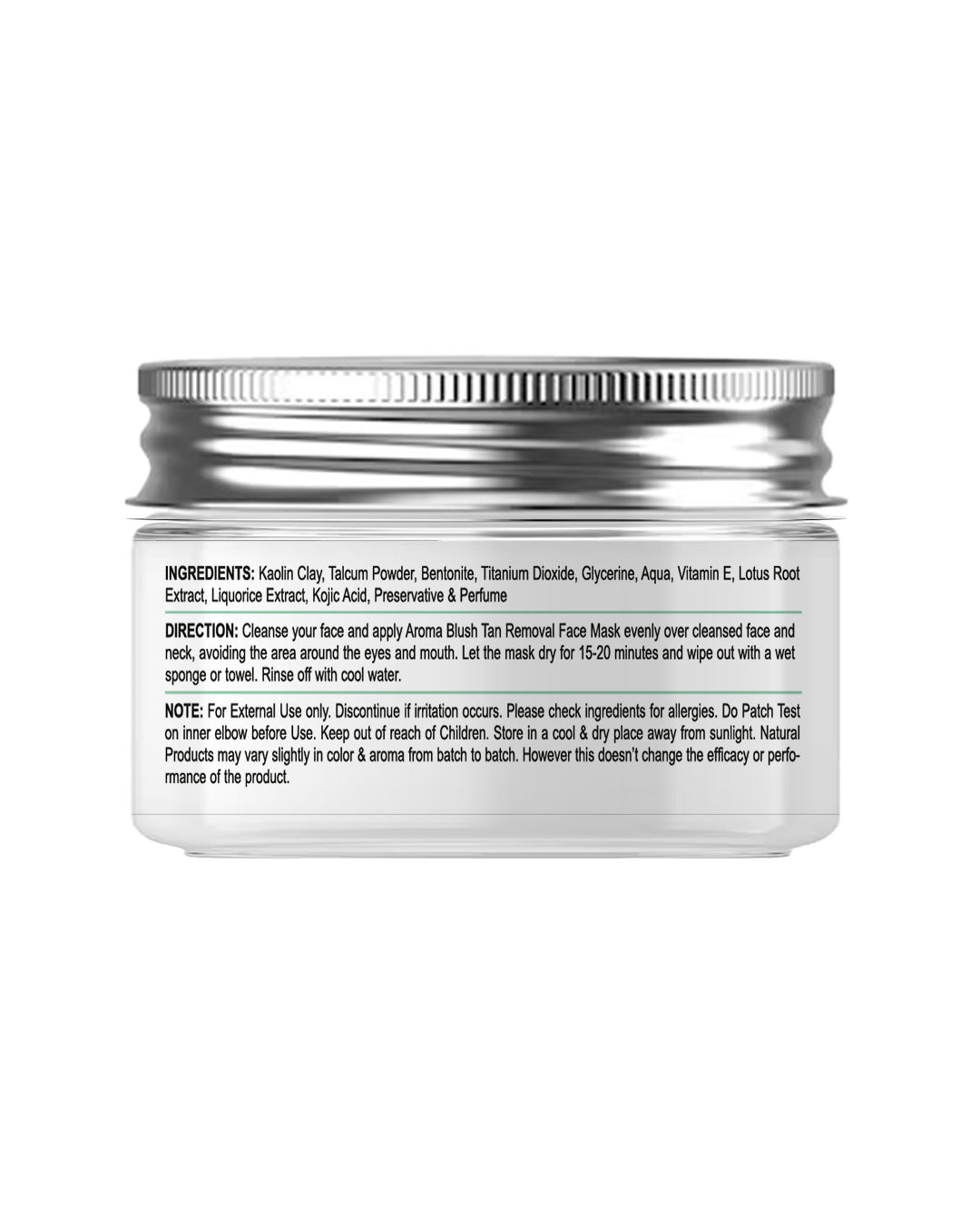 AROMA BLUSH TAN REMOVAL FACEMASK 200GMS