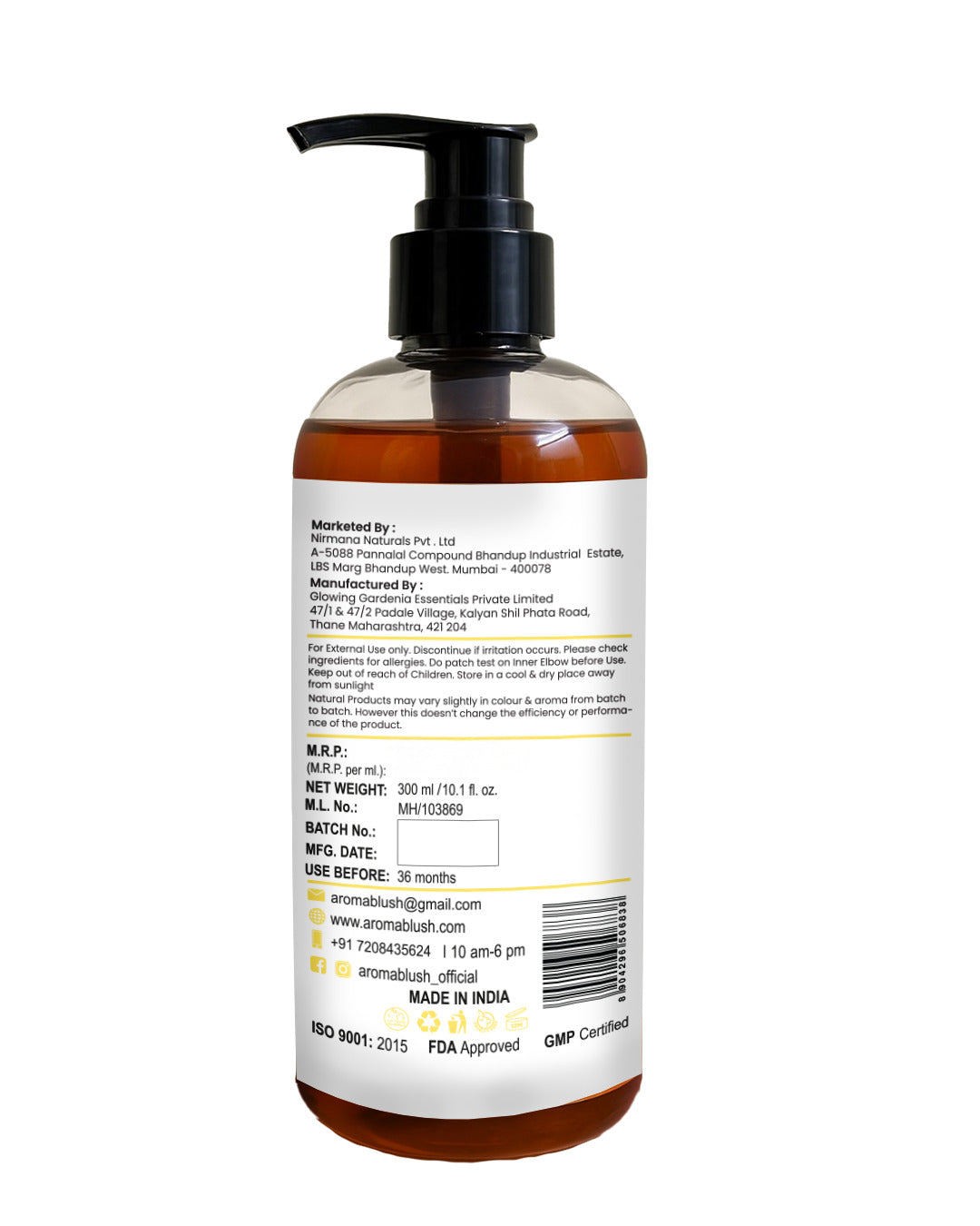 AROMABLUSH Calming Calendula Body lotion & shower gels duo's