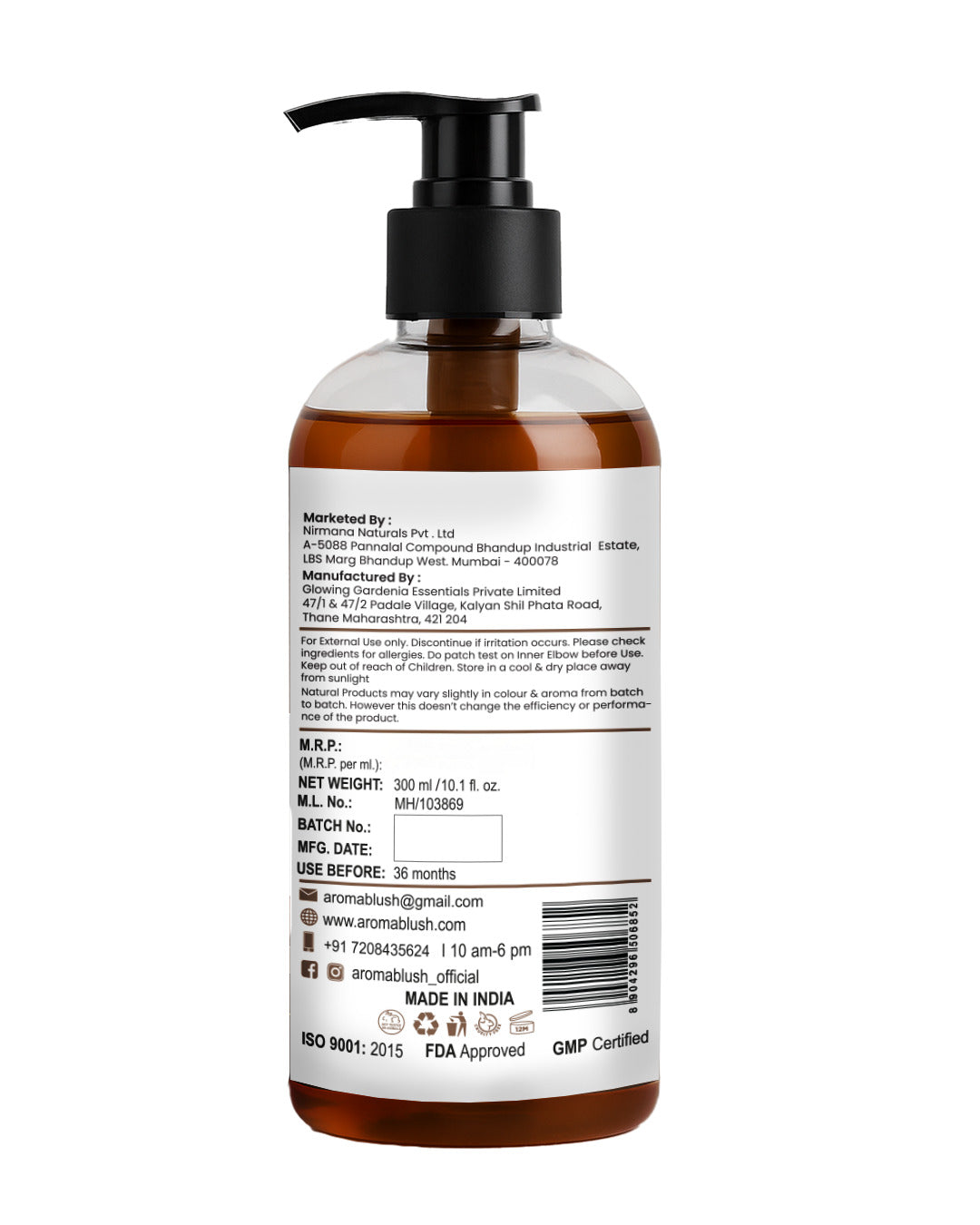 AROMABLUSH Morning Brew Revival Body lotion & shower gels duo's