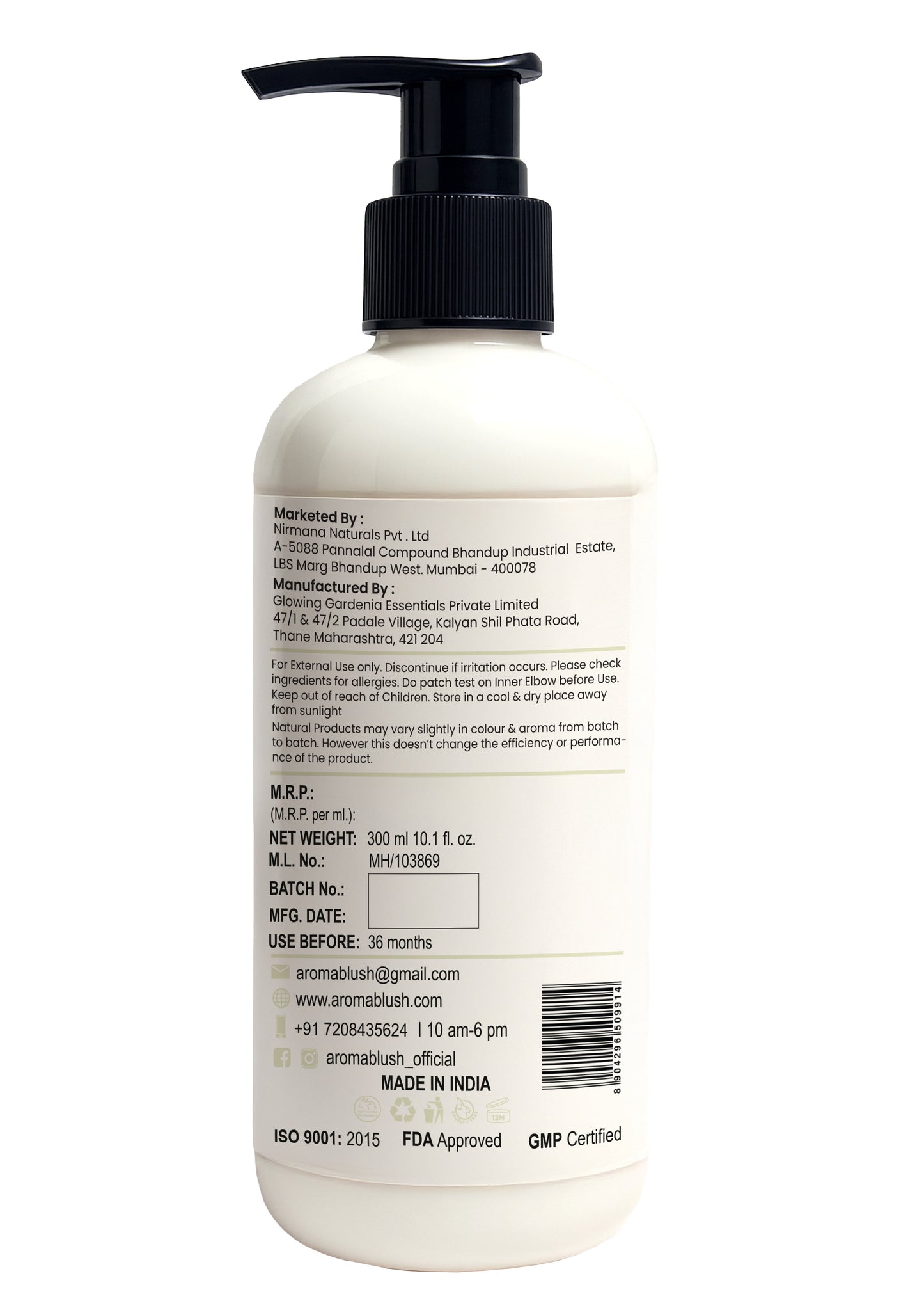 AROMABLUSH Rice Repair Shampoo & Conditioner Combo