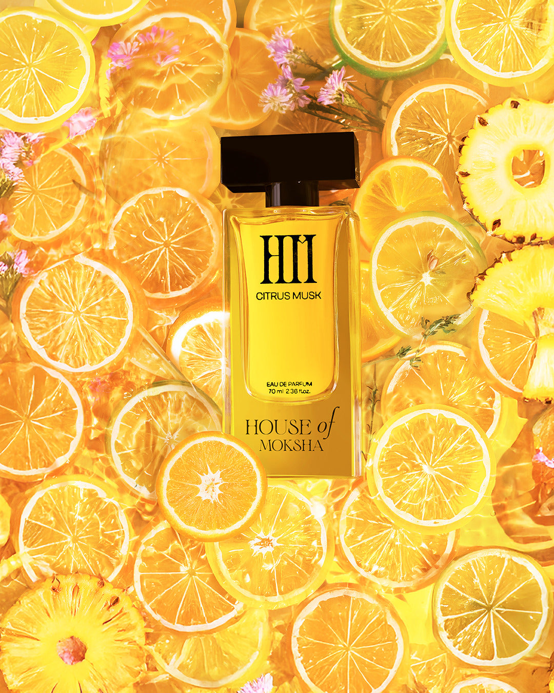 House of Moksha Citrus Musk & Leather Oud Eau de Parfum (70ml Each) | Premium Fragrance Combo | Crafted with Clean Ingredients | Stylish & Affordable Diwali / Wedding Gift Set