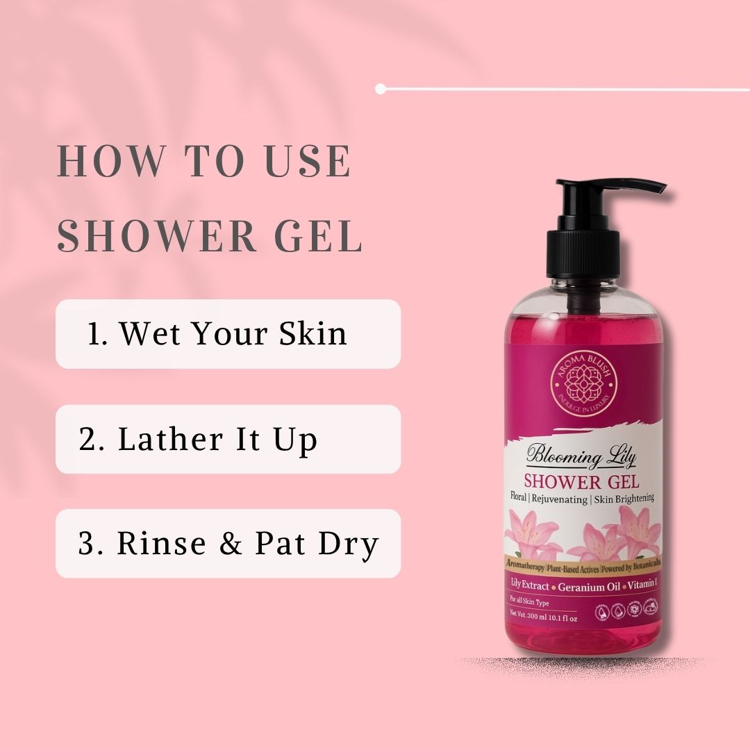 AROMABLUSH Blooming Lily Body lotion & shower gels duo's