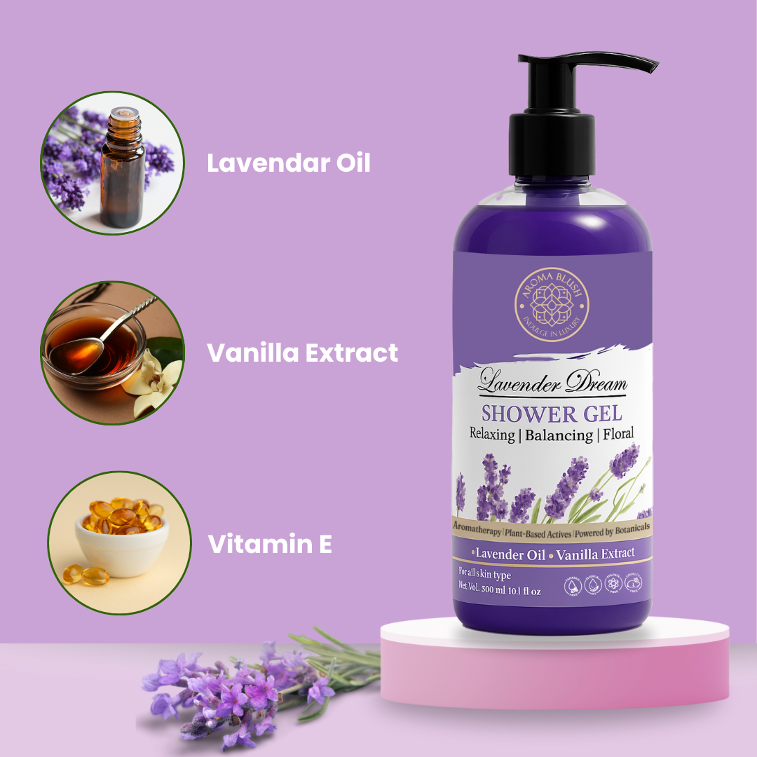AROMA BLUSH Lavender Dream shower gel 300 ML