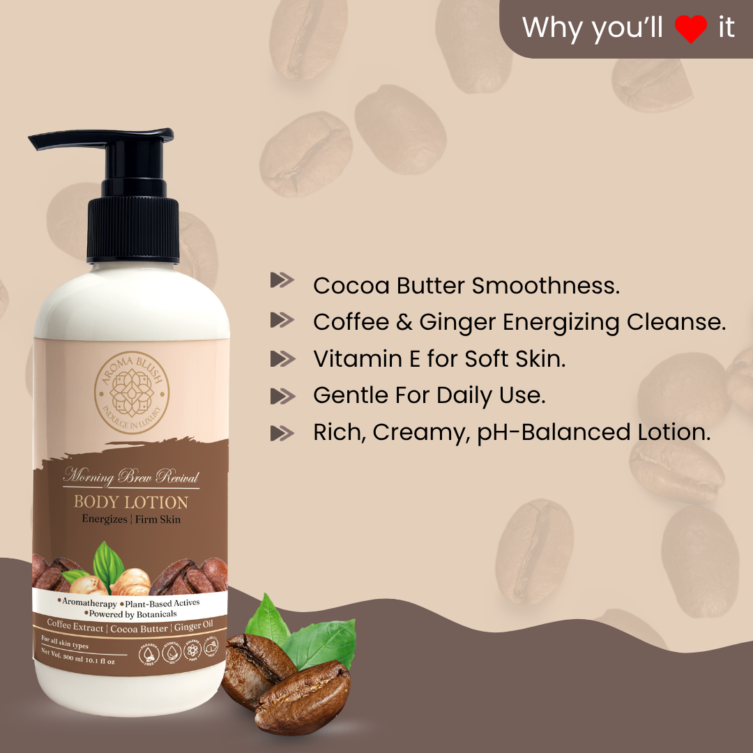 AROMA BLUSH Morning Brew Revival body lotion 300ML