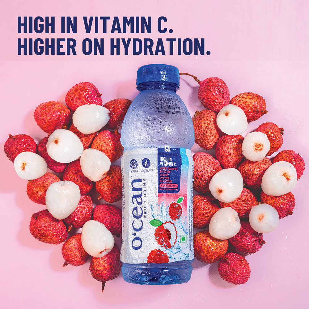 Ocean Fruit Drink Lively Lychee 500 ML (Pack of 6X4)