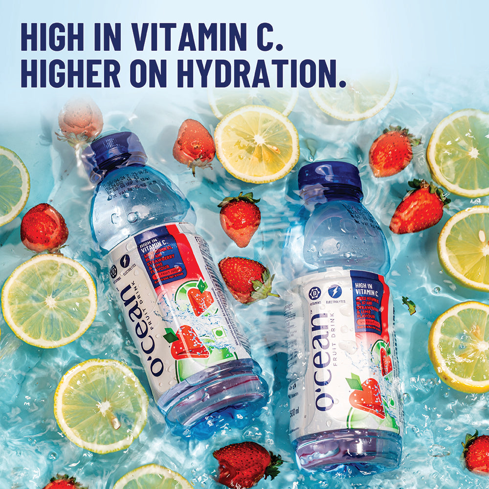 Ocean Fruit water Strawberry and lime (Pack Of 24)
