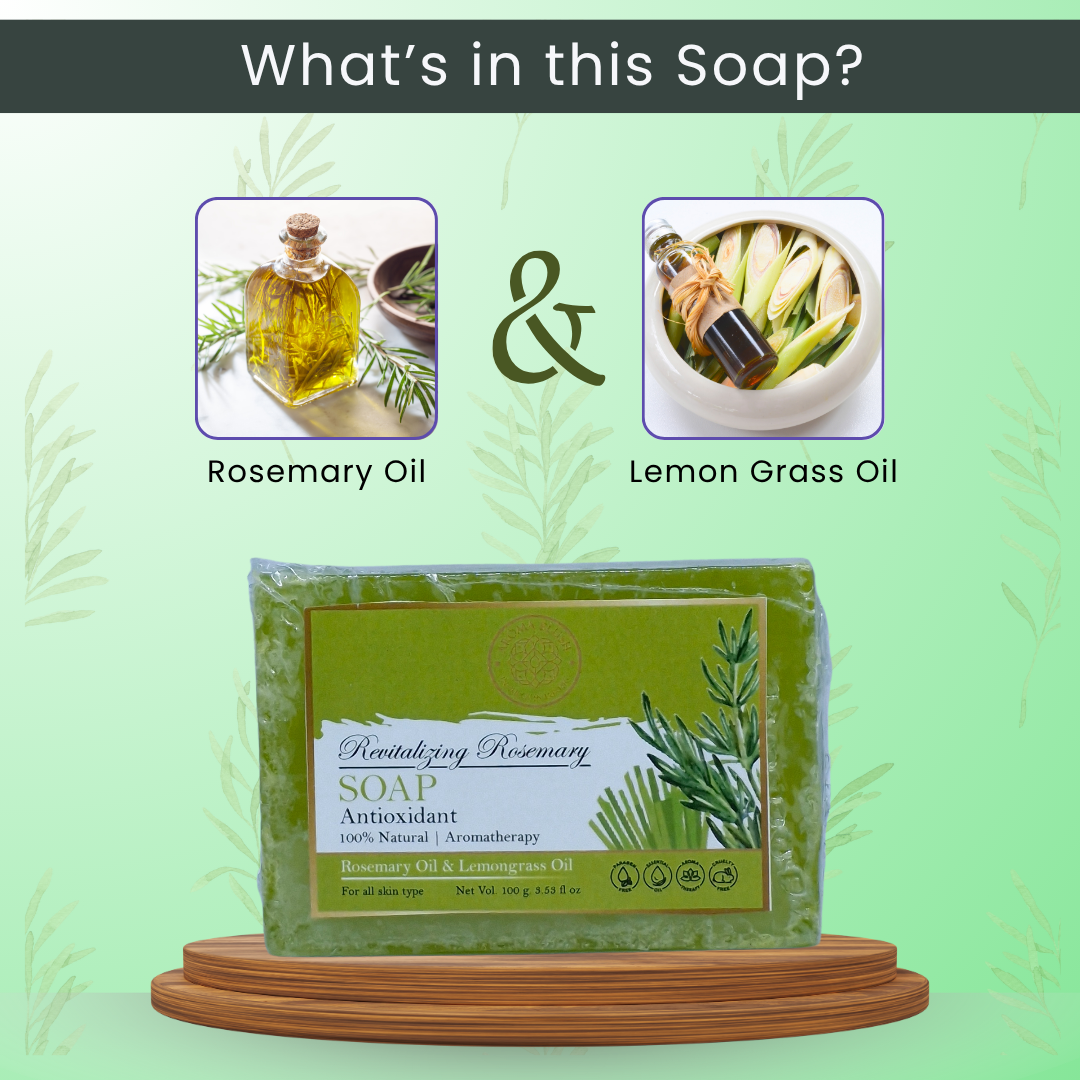 AROMA BLUSH Revitalizing Rosemary soap 100 G