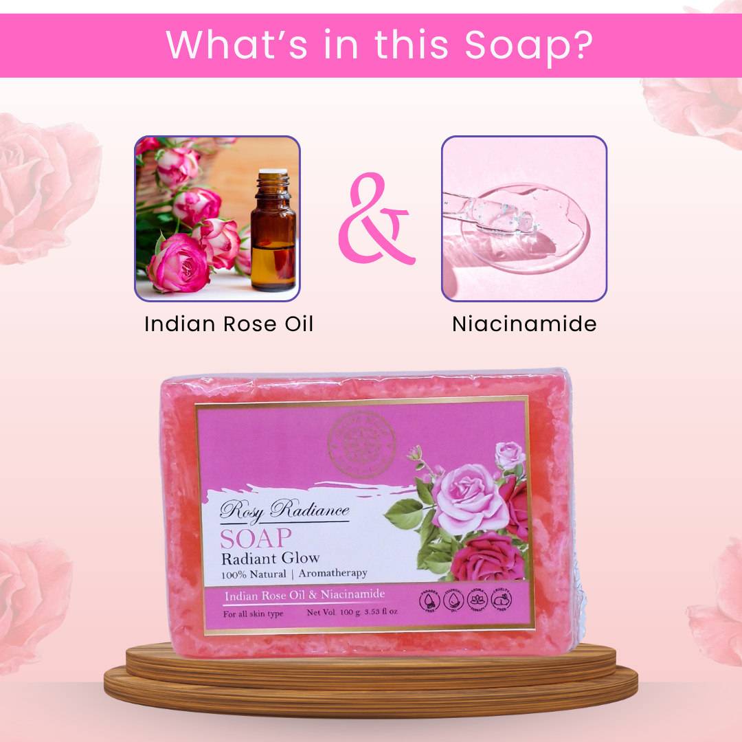 AROMA BLUSH Rosy Radiance soap 100 G