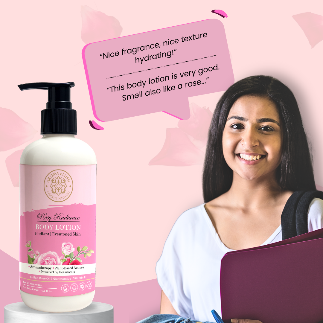 AROMA BLUSH Rosy Radiance body lotion 300ML