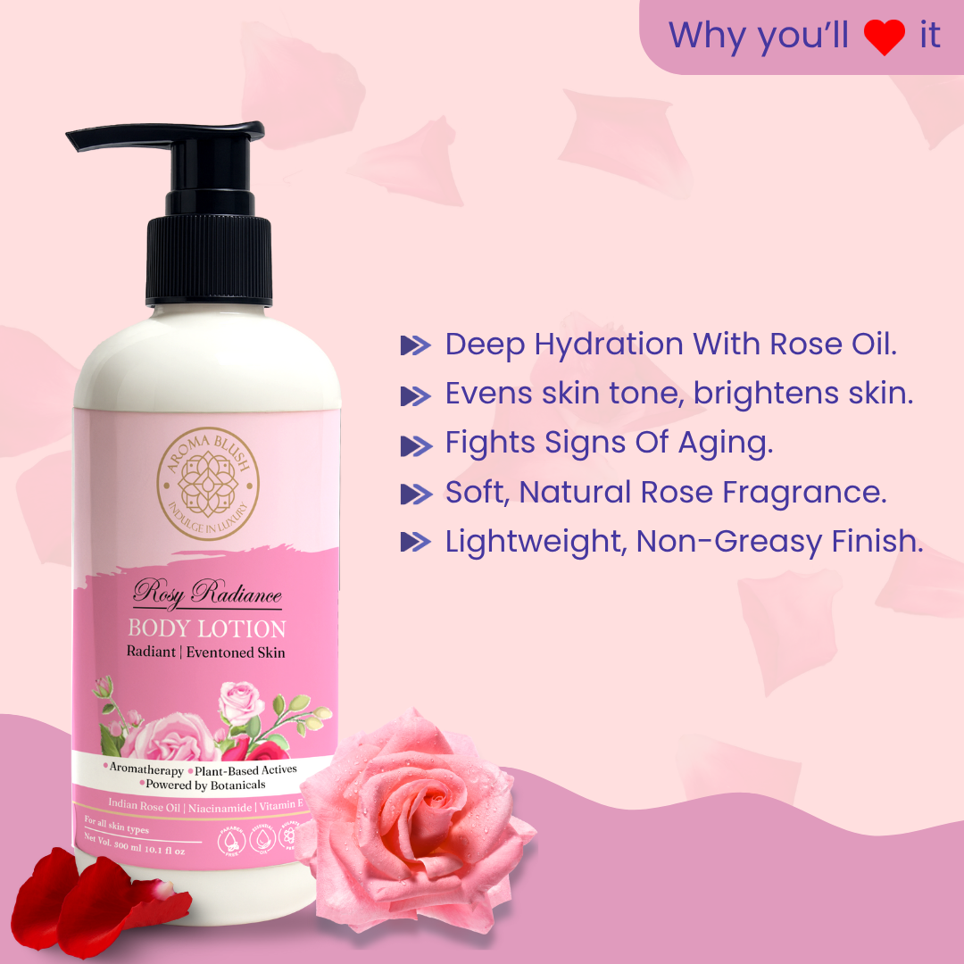 AROMA BLUSH Rosy Radiance body lotion 300ML