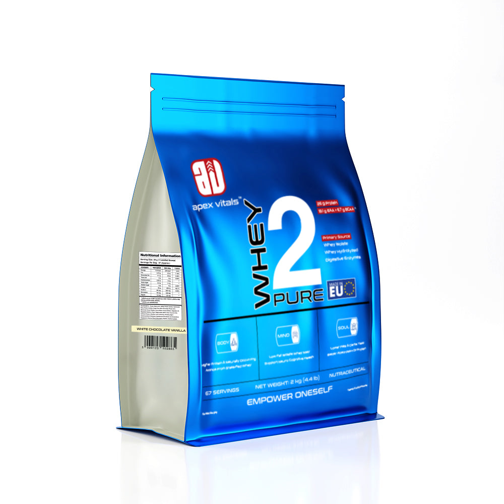 Apex Vitals Whey Protein Isolate White Chocolate Vanilla 2000 gm