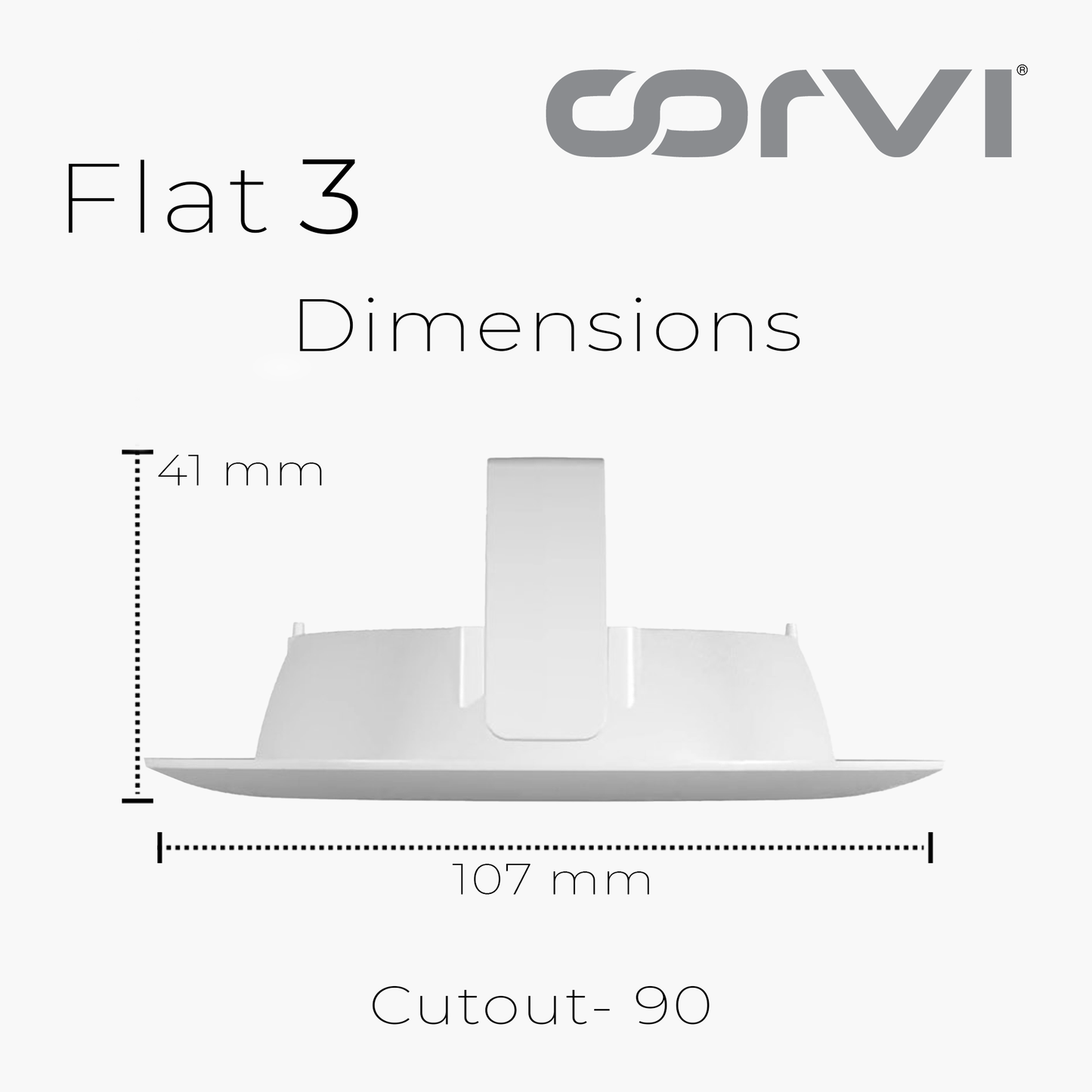 CORVI LED Flat3 6W Round Ceiling Light | Dimmable & Backlit | Easy White 4000K | Slim Driverless LED Panel with Junction Box | Ideal for False Ceilings & Home Use (Pack of 4)