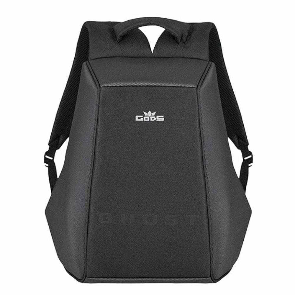 GODS Ghost Daring Texture Anti Theft 15.6 inch Polyester Laptop Tech Backpack(25 Ltrs, Black)
