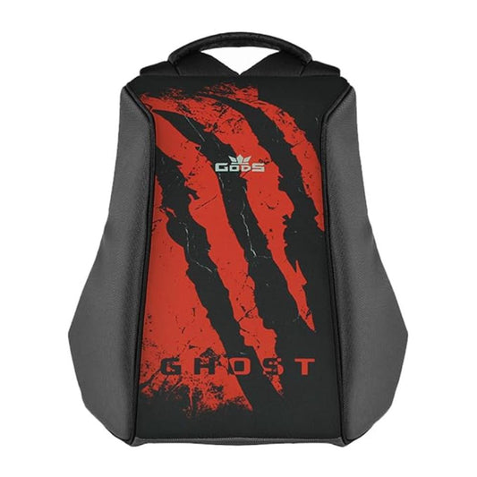 GODS Ghost Claw Anti Theft 15.6 inch Polyester Laptop Tech Backpack(25 Ltrs, Black)