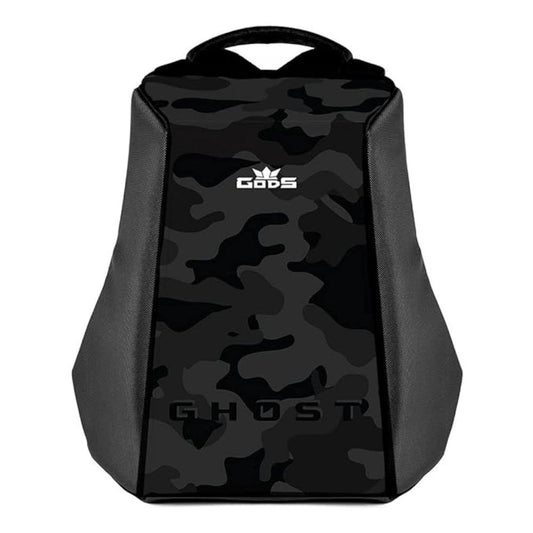 GODS Ghost Black Camo Anti Theft 15.6 inch Polyester Laptop Tech Backpack(25 Ltrs, Black)