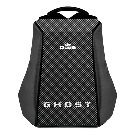 GODS Ghost Carbon Fiber Anti Theft 15.6 inch Polyester Laptop Tech Backpack(25 Ltrs, Black)