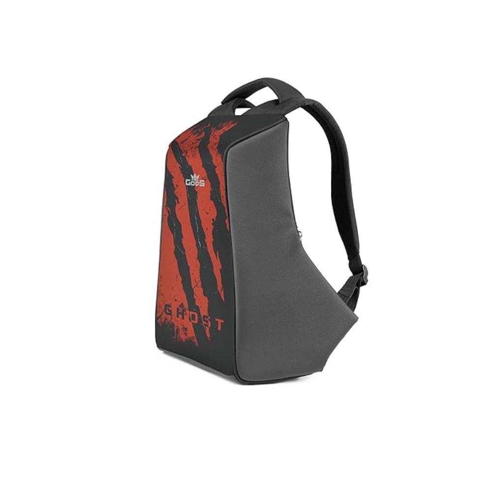 GODS Ghost Claw Anti Theft 15.6 inch Polyester Laptop Tech Backpack(25 Ltrs, Black)