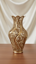 Filigree Vase in Champagne Gold